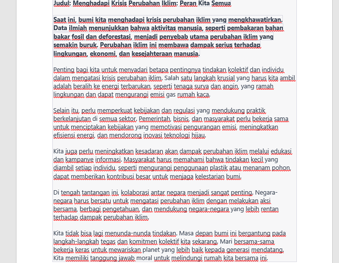 contoh teks editorial lengkap kunci jawaban bahasa Indonesia kelas 12 halaman 106 107.*