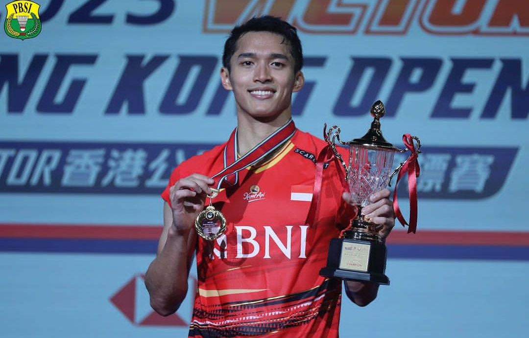 Sengit! Jonatan Christie Sukses Bawa Gelar Juara di Hong Kong Open 2023 Usai Kandaskan Wakil Jepang