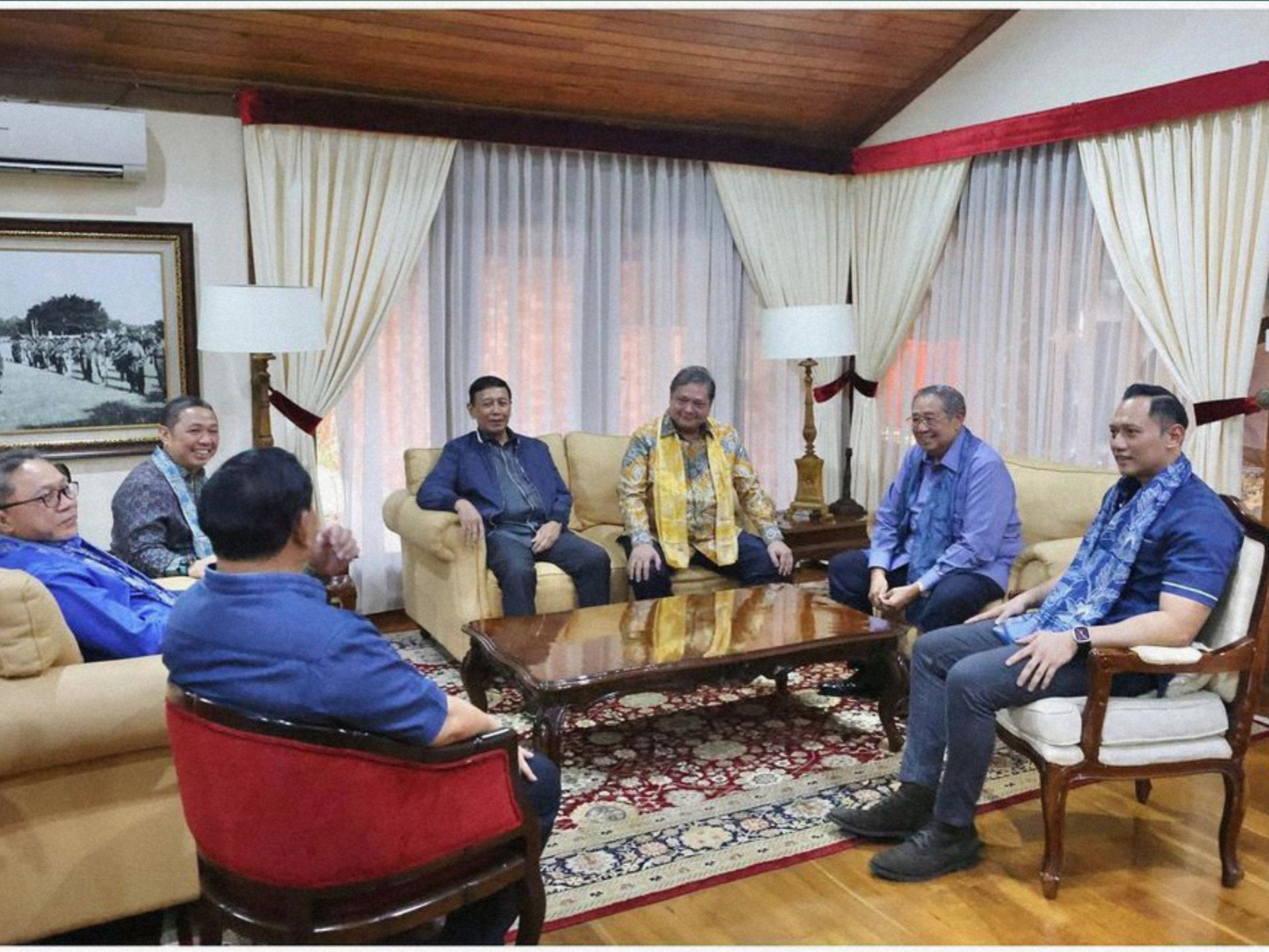 SBY dan Ketua Umum Partai Demokrat, AHY Bertemu Langsung dengan Prabowo Subianto
