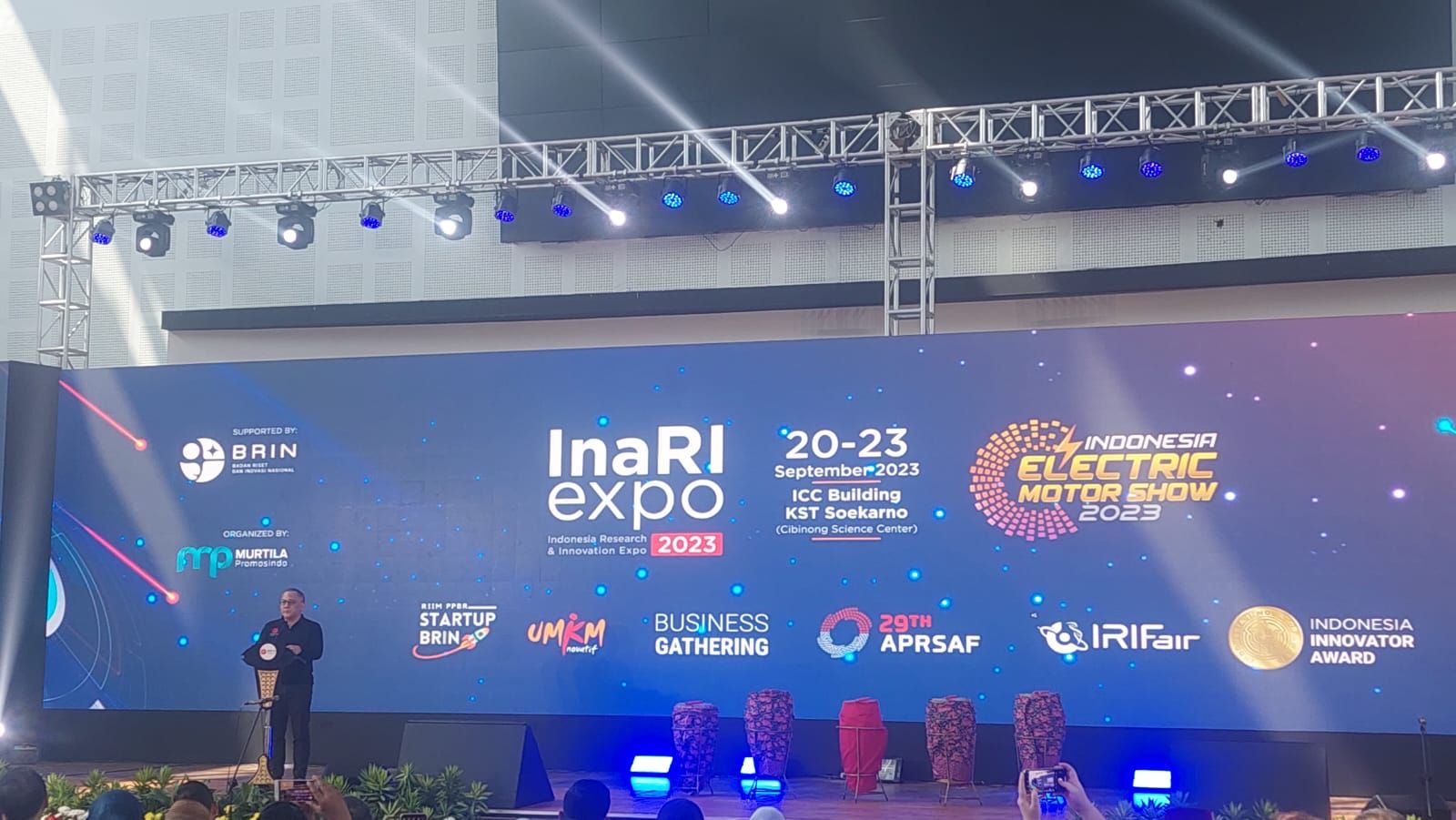 BRIN menggelar pameran InaRI Expo 2023 di Kabupaten Bogor, Rabu, 20 September 2023