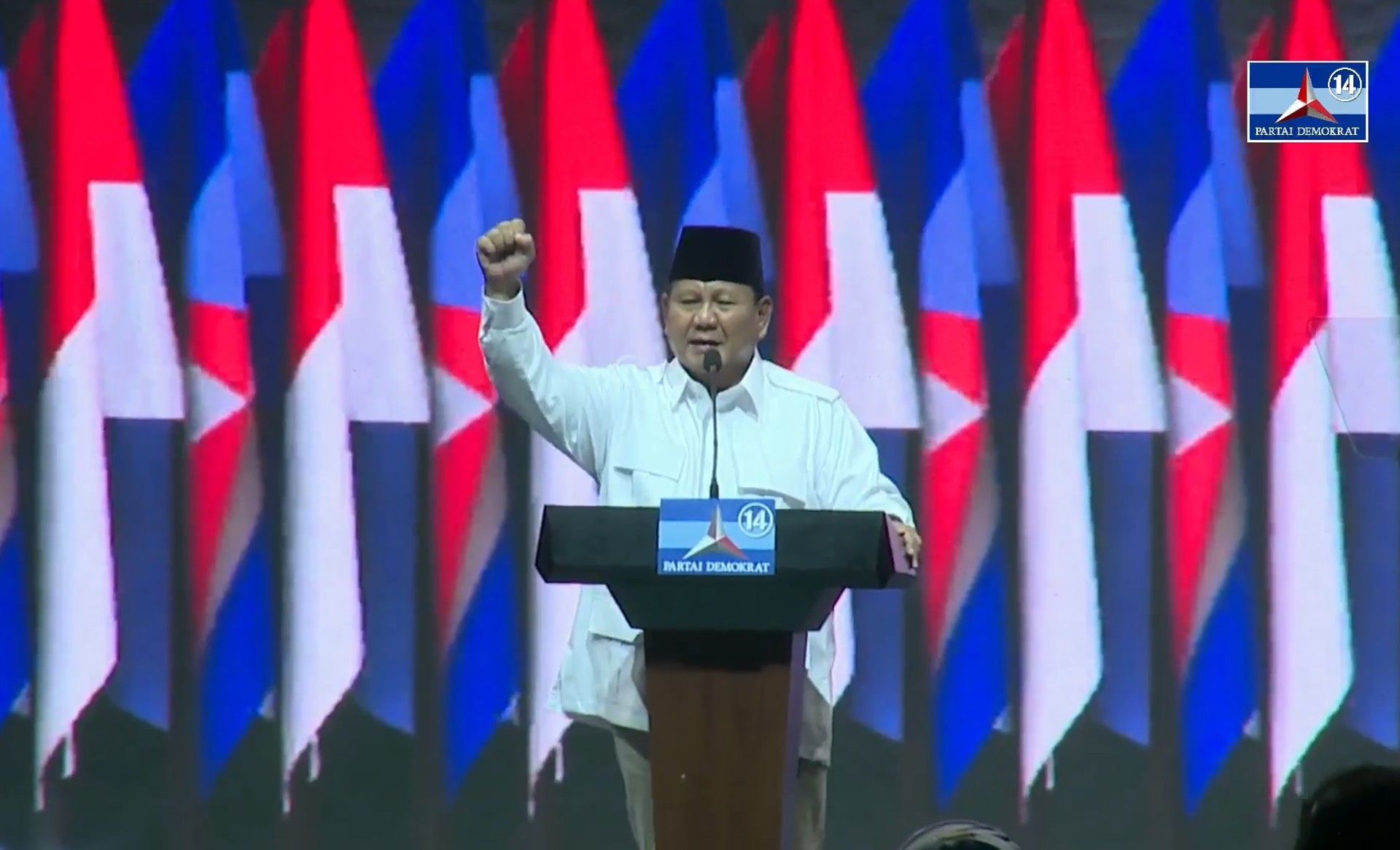 Partai Demokrat resmi deklarasikan Prabowo Subianto sebagai Capres 2024