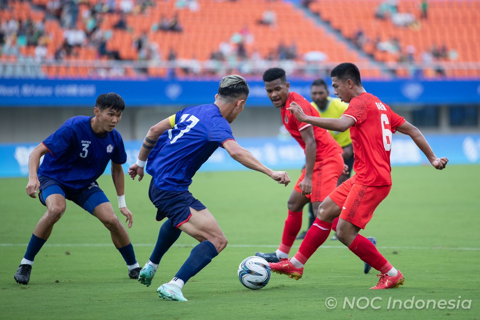 Timnas Indonesia U-24 harus mengakui keunggulan China Taipei dilaga kedua Grup F Asian Games 2023 di Stadion Zhejiang Normal University East, Jinhua China. 