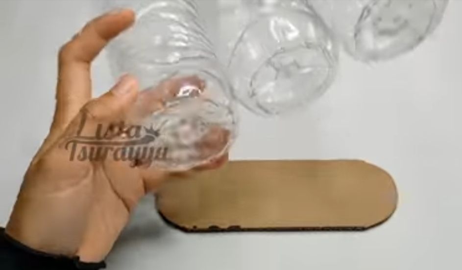 DIY Tas Cantik dari botol plastik bekas AQUA