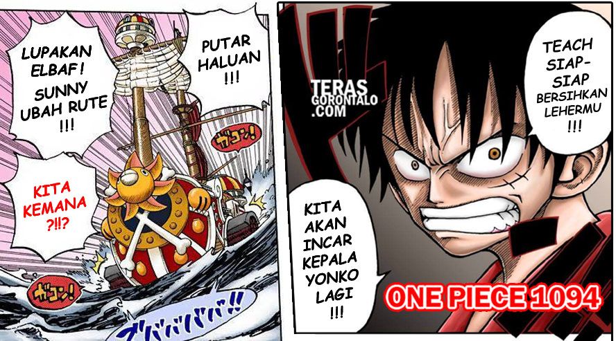 Tak Jadi ke Elbaf, Justru Monkey D Luffy Menuju Markas Kurohige di One Piece 1094, Ternyata Monkey D Garp Telah..