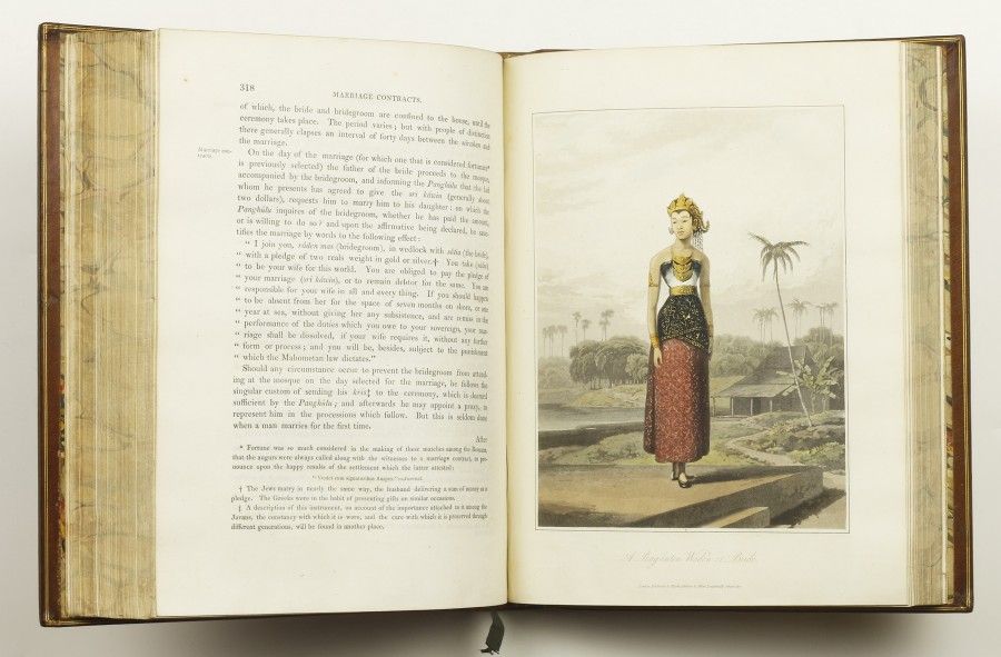 Batik  Kini dan Catatan History of Java Thomas Stamford Raffles