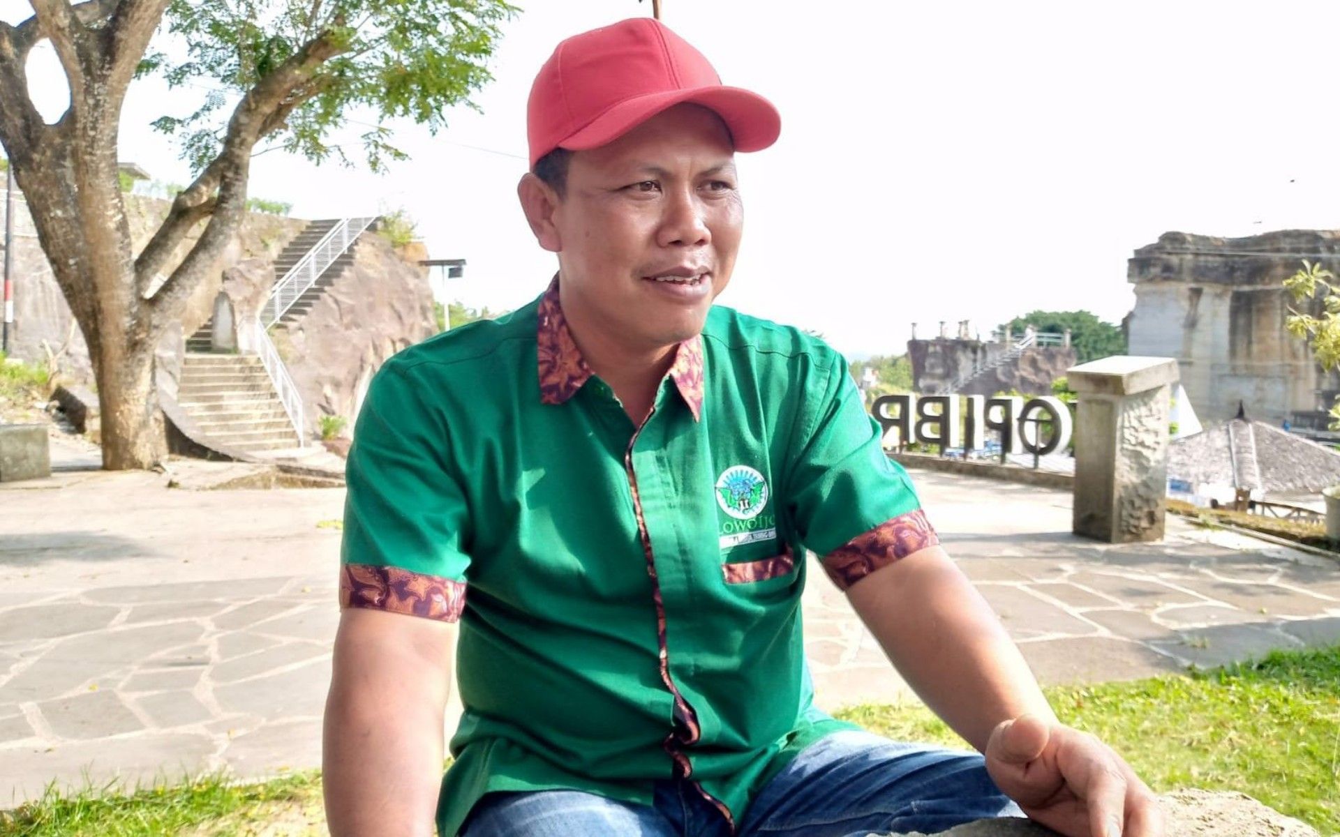 Ketua Pengelola Taman Wisata Bukit Breksi Kholiq Widiyanto