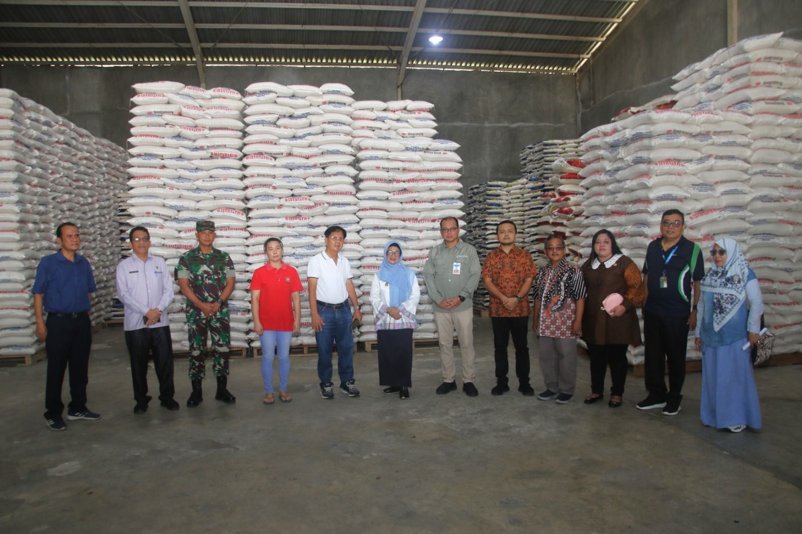 Kunjungan Wali Kota dan Forkopimda di Kilang Beras dan Distributor PT Sinar Marubun Jaya