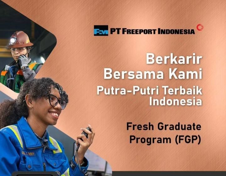 Lowongan Kerja PT Freeport Oktober 2023 Fresh Graduate, Terbuka Loker ...