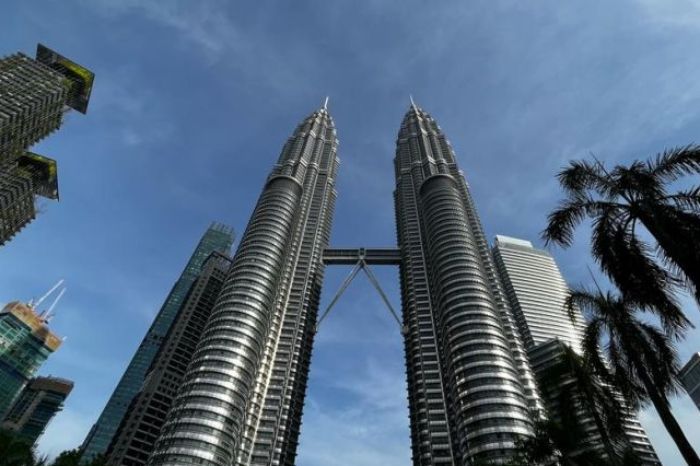 Menara Kembar Petronas di Kuala Lumpur, Malaysia