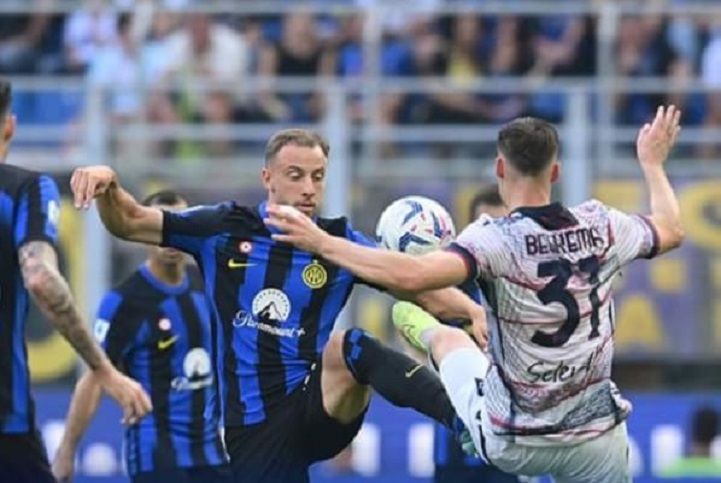 Duel Inter Milan vs Bologna berakhir imbang di Liga Italia Sabtu (7/10/2023)