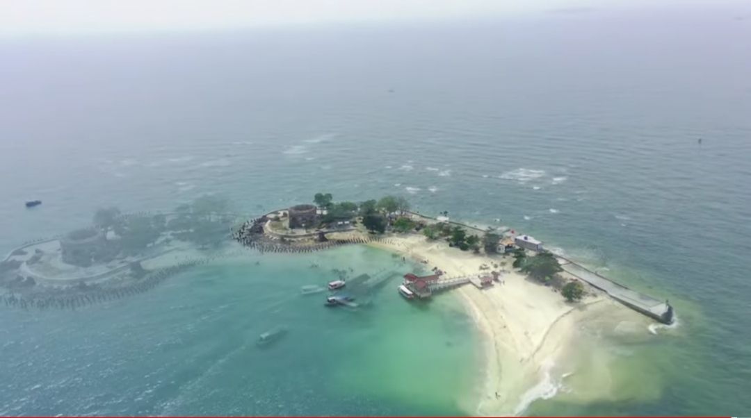 Pulau Kelor di Kepulauan Seribu Jakarta/tangkapan layar YouTube/channel Kang Karta Official