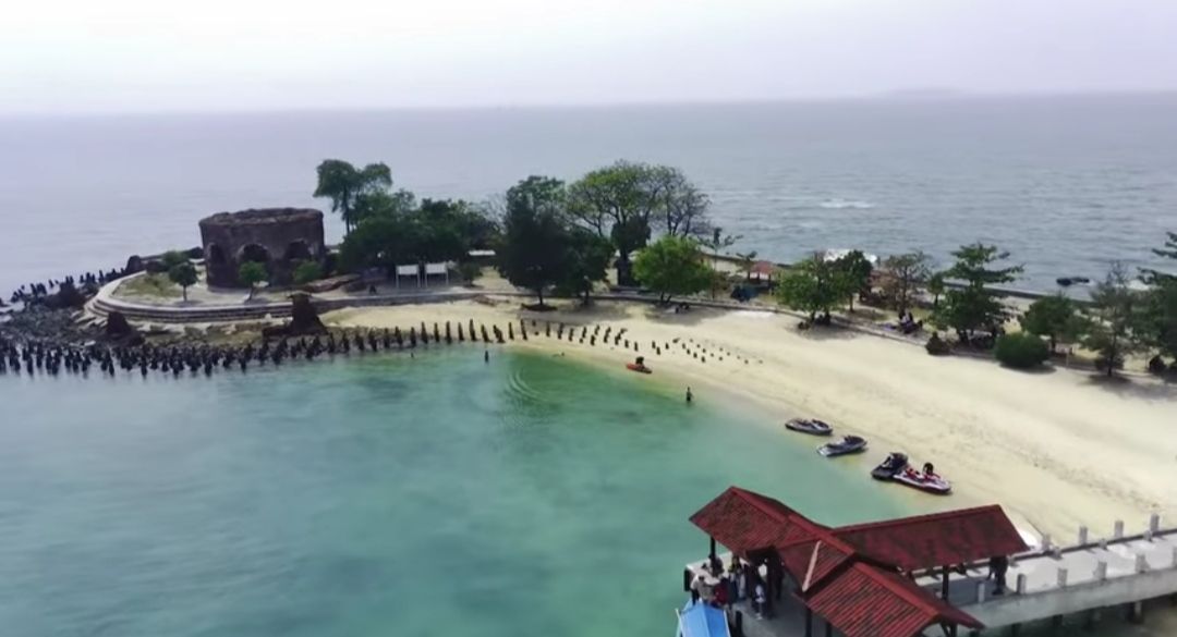 Pulau Kelor di Kepulauan Seribu Jakarta/tangkapan layar YouTube/channel Kang Karta Official 