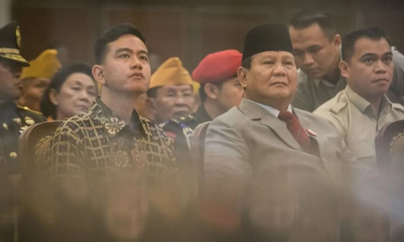 Gibran Rakabuming Raka dan Prabowo Subianto.
