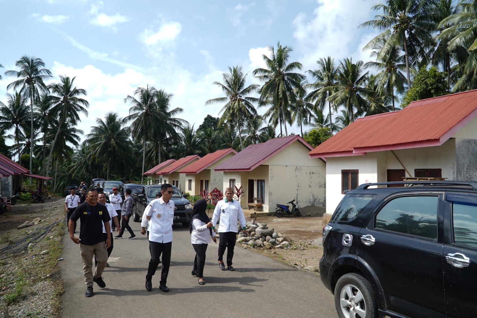 Kondisi kawasa relokasi rumah warga terdampak banjir di Desa Pakuku Jaya