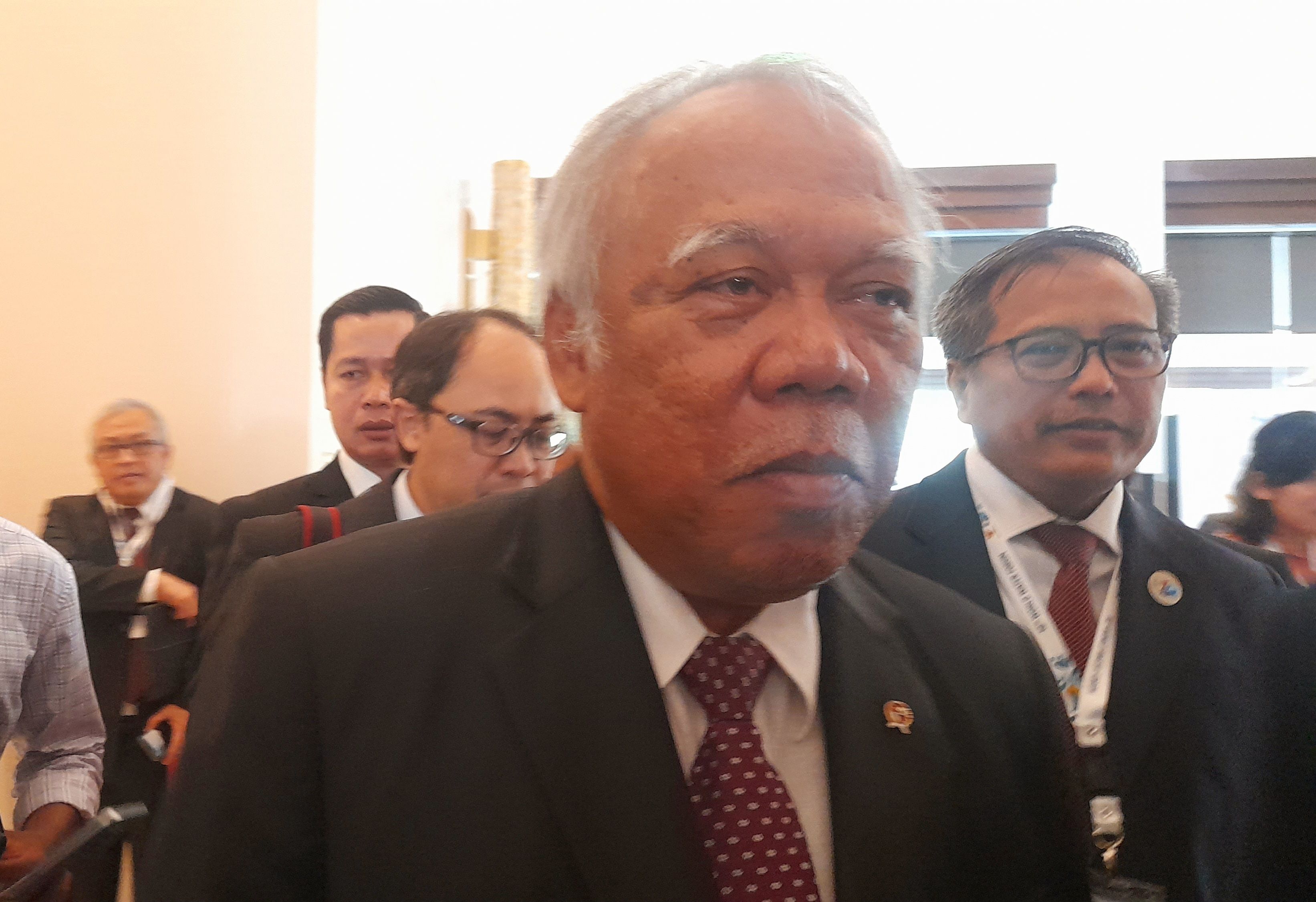 Menteri Pekerjaan Umum dan Perumahan Rakyat (PUPR) Basuki Hadimulyono alias Pak Bas.