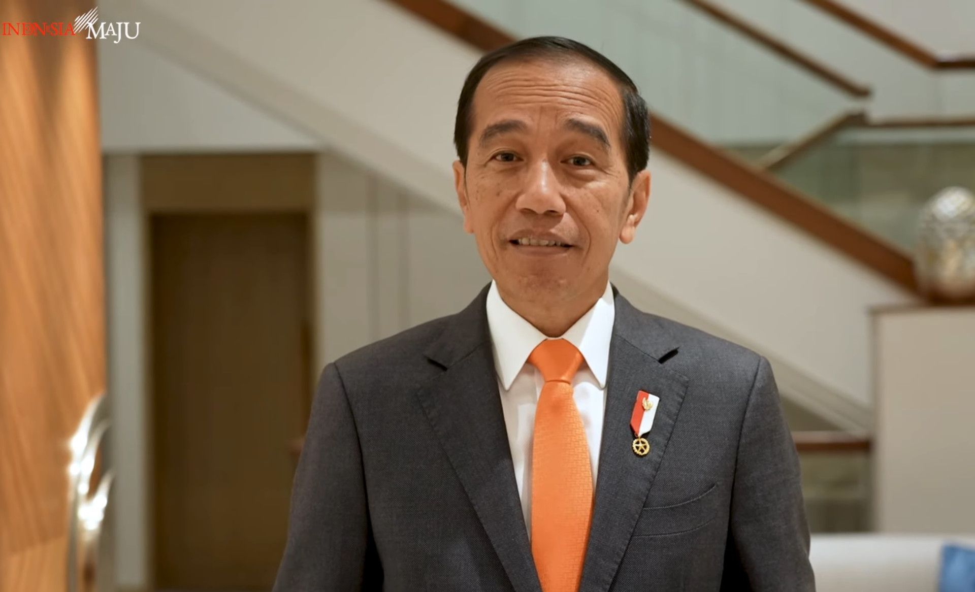 Tangkapan layar Presiden Jokowi saat memberikan pernyataan terkait putusan MK