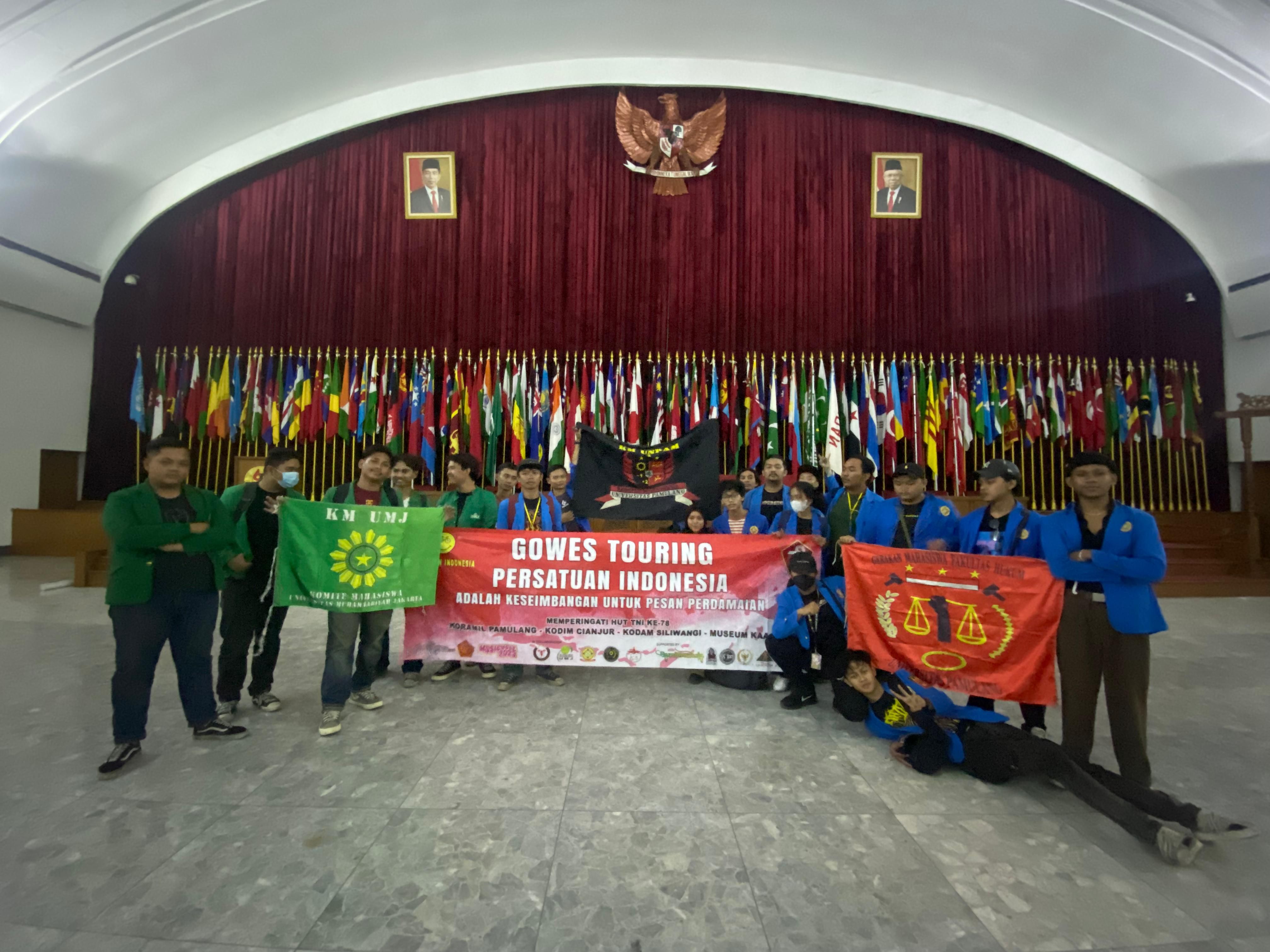 Sekelompok Mahasiswa di Tangsel gelar Gowes  Touring Persatuan Indonesia