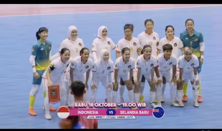 Jadwal Futsal Wanita PFF Tri Nation Indonesia vs Selandia Baru Hari Ini 18 Oktober 2023 Tayang Live di MNCTV