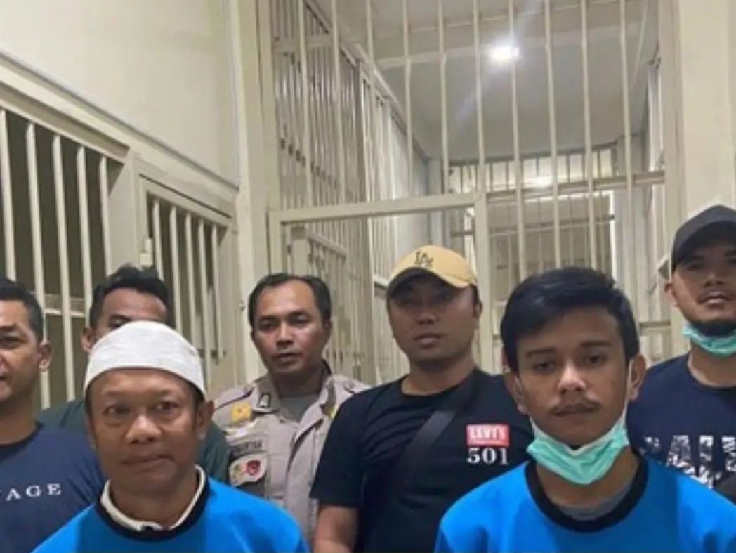 Tersangka kasus Subang, Yosep (kiri) dan Danu