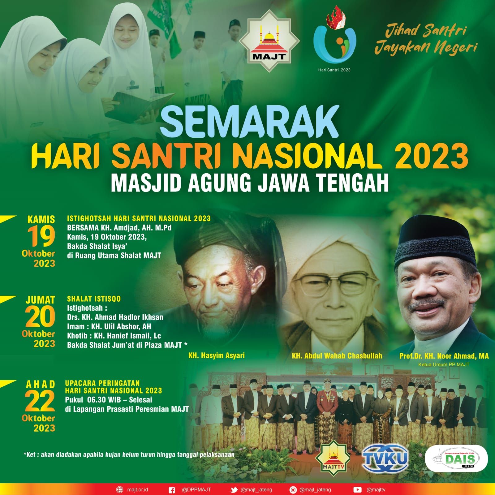 Semarak Hari Santri Nasional Masjid Agung Jawa Tengah