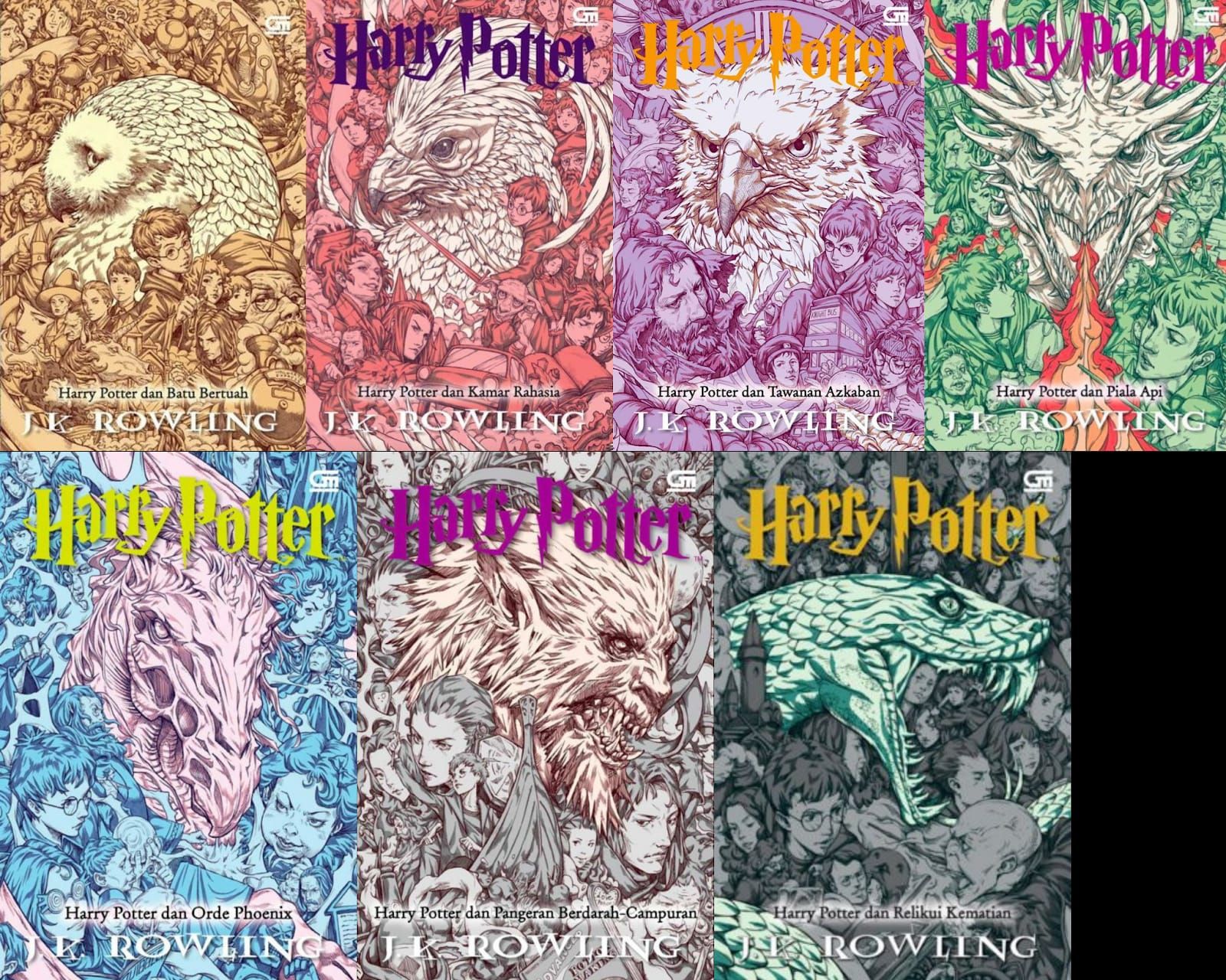 Harry Potter karya J.K. Rowling