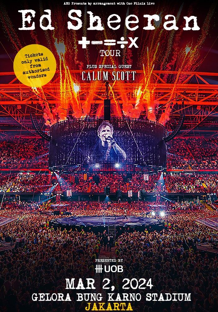 Ed Sheeran Gelar Konser Di Stadion GBK 2 Maret 2024, Harga Tiketnya ...