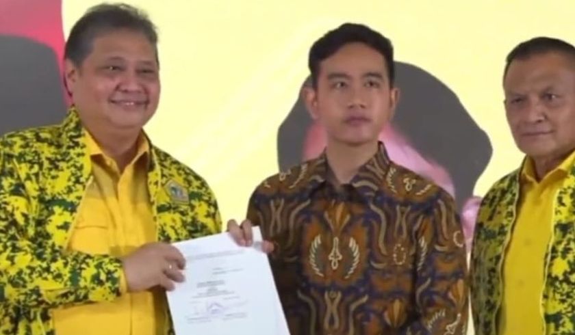 Partai Golkar resmi mengusulkan Wali Kota Solo, Gibran Rakabuming Raka menjadi bakal cawapres Prabowo Subianto