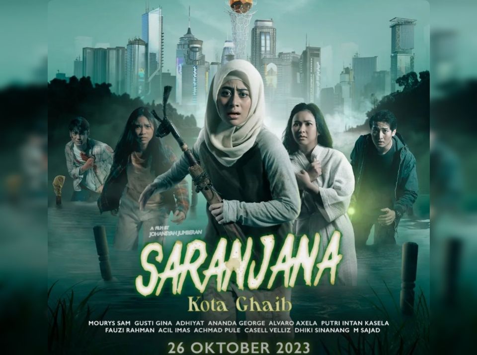 Poster film Saranjana Kota Ghaib.