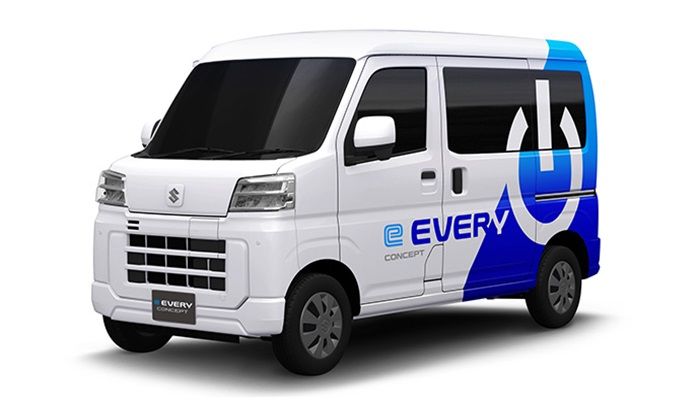 Mobil jenis van dengan energi baterai yang akan dipamerkan Suzuki di Japan Mobility Show 2023.