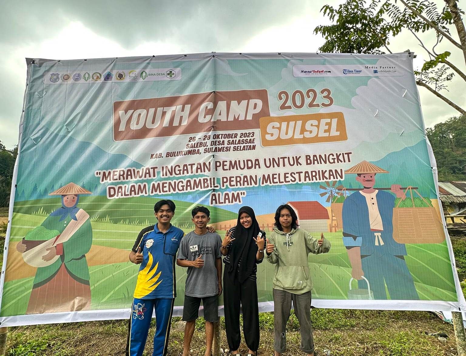 Para peserta dan panitia sudah berada di lokasi South Sulawesi Youth Camp di Bulukumba/WartaBulukumba.Com