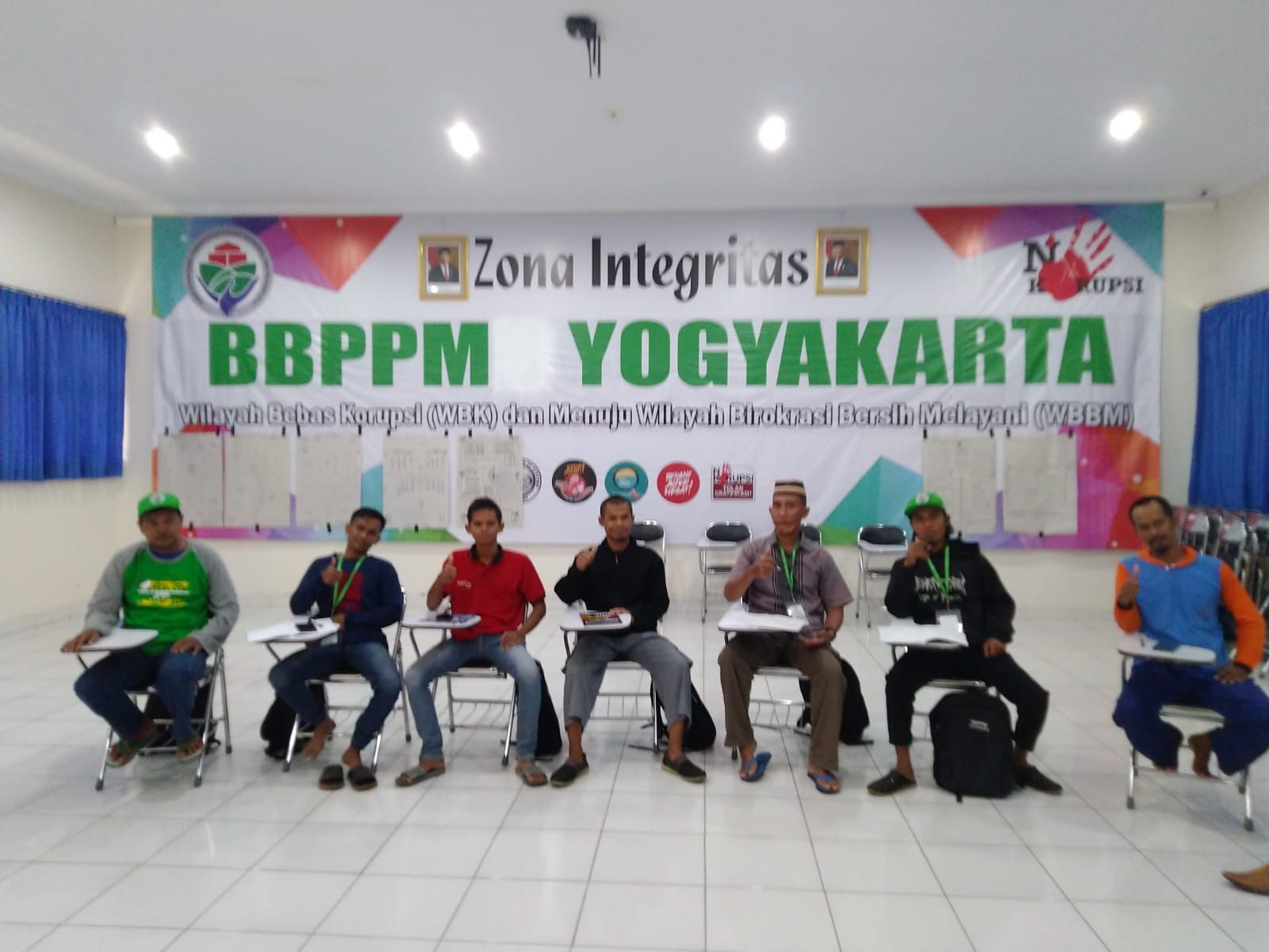 Sebelum berangkat menjadi transmigran, para KK mengikuti pelatihan di BBPPM Yogyakarta.