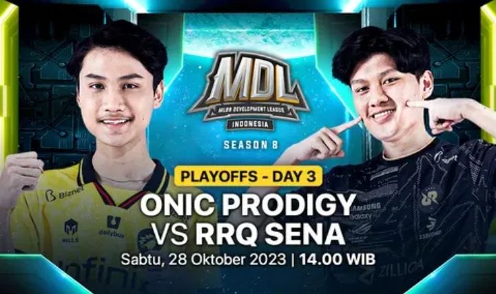 Jadwal Playoff MDL ID S8 Hari Ini 28 Oktober 2023: ONIC Prodigy vs RRQ Sena, BOSSQUE vs OPI