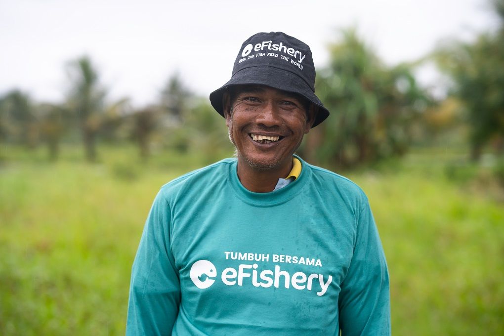 Program Kasih, Bayar Nanti (Kabayan), memungkinkan pembudidaya ikan mendapatkan pendanaan yang sangat diperlukan untuk operasional usaha mereka. Foto: eFishery 