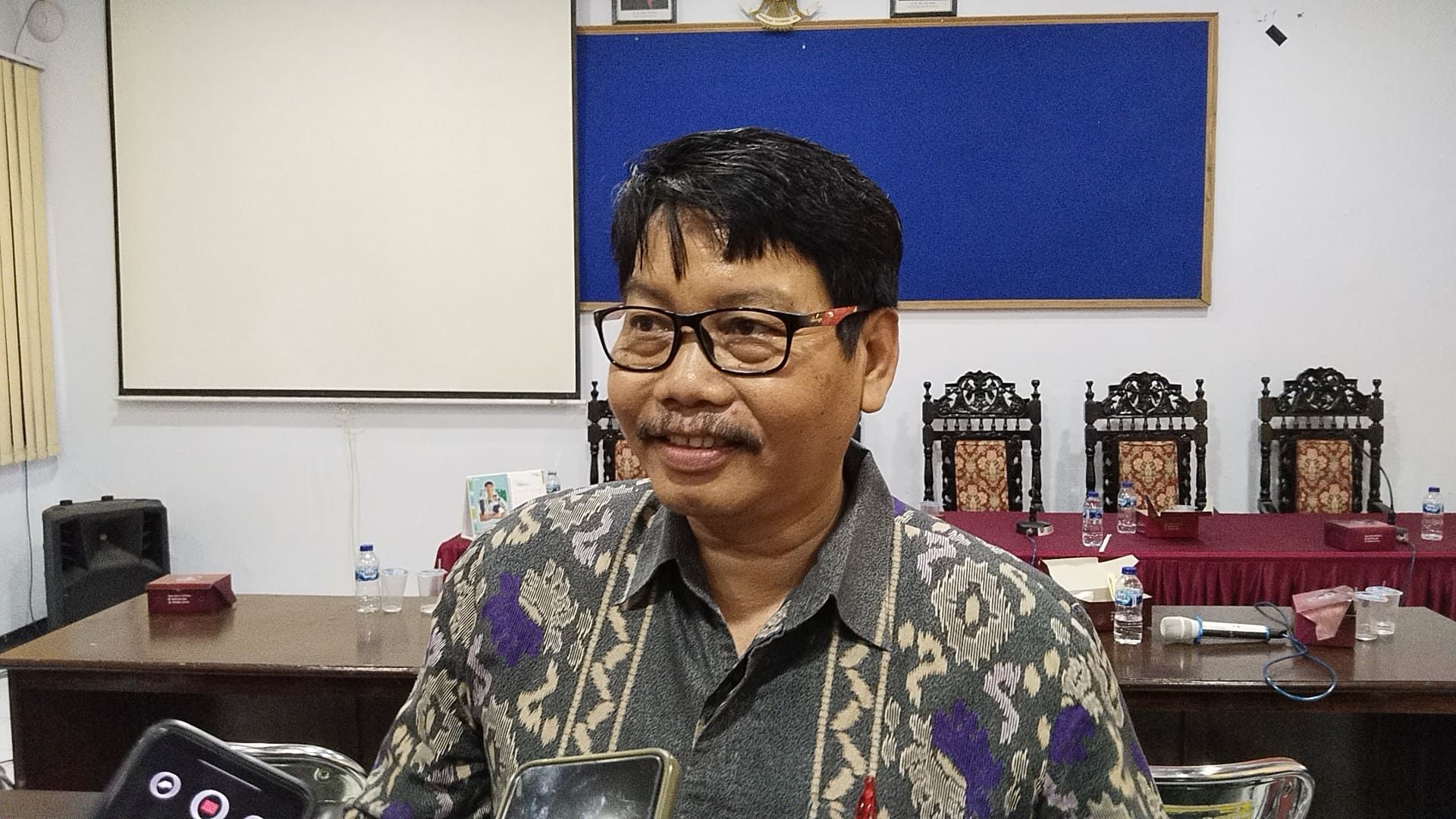 Salah satu calon kepala desa Pilkades PAW Banjarturi, Dulhadi. 