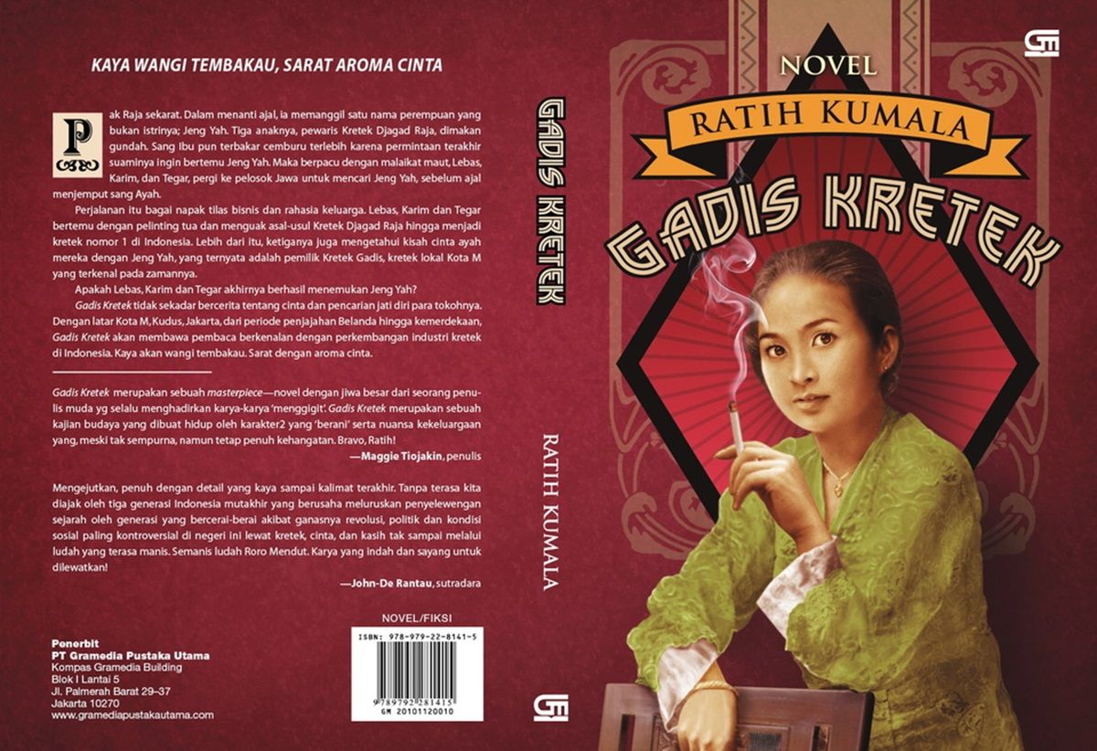 Novel Gadis Kretek karya Ratih Kumala.