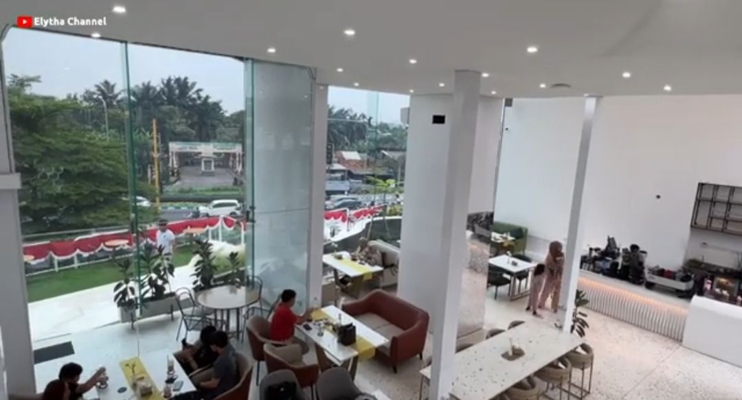 Vmond Coffee and Eatery, resto dan cafe unik futuristik di Ciputat Tangerang Selatan Banten/tangkapan layar YouTube/Elytha Channel 