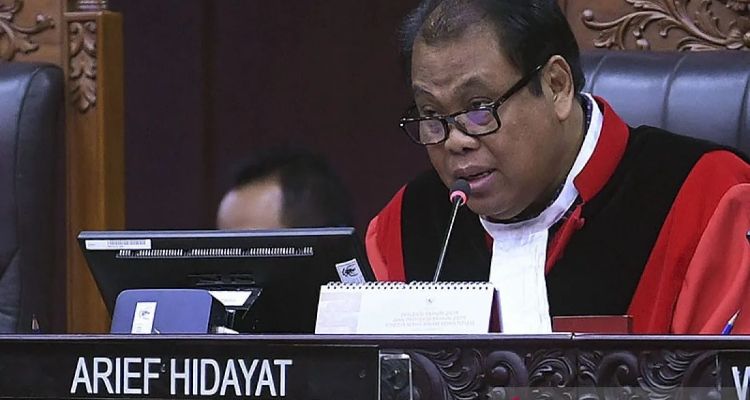 Hakim MK Arief Hidayat. 