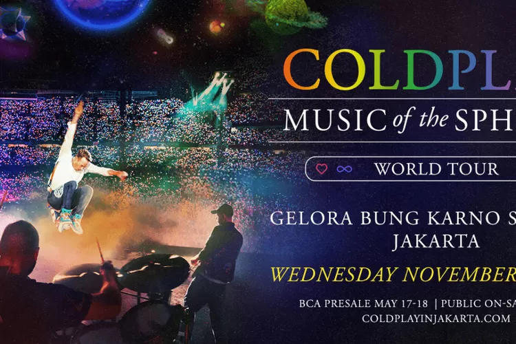 Jelang Konser Coldplay Jakarta 2023, Simak Cara Tukar Tiket dan Aturan Bagi Penonton 