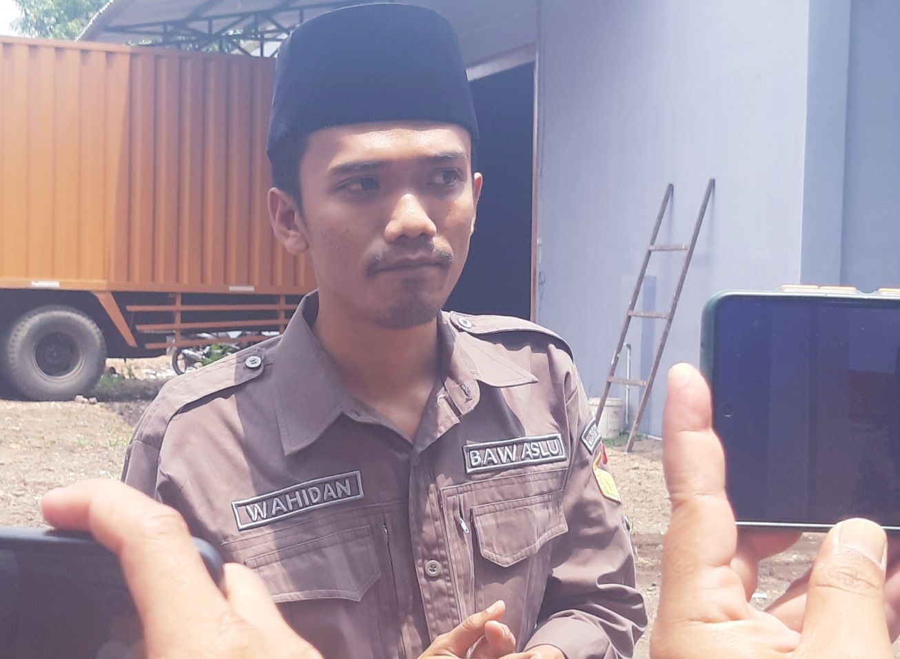 Komisioner Bawaslu Kota Banjar, Wahidan,