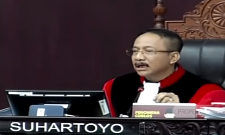 Suhartoyo, Ketua MK yang menggantikan Anwar Usman.