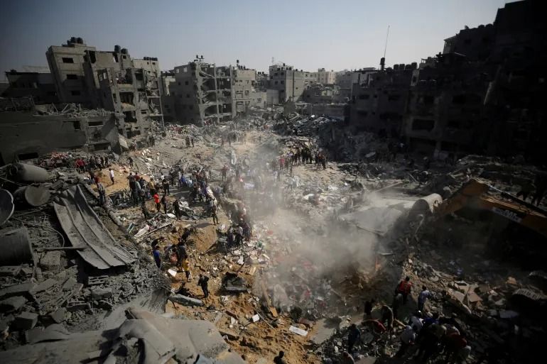 Jalur Gaza dibombardir Israel tewaskan banyak warga Palestina