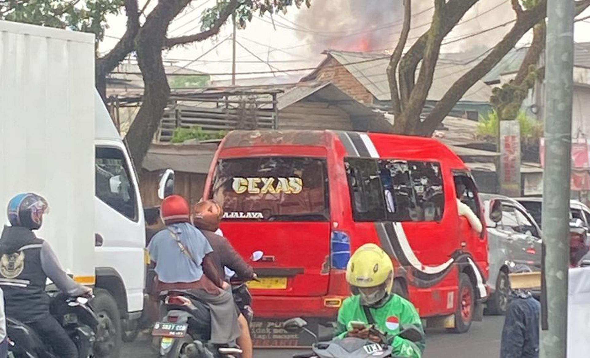 Kebakaran di Bojongsoang, Kabupaten Bandung, Jumat 10 November 2023