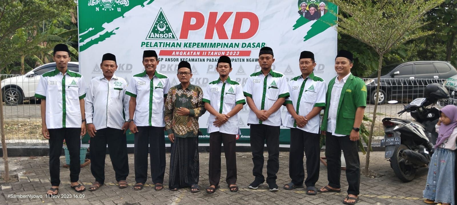 Beberapa Tokoh Masyarakat mulai dari anggota DPRD Ngawi, Kepala Desa, dan tokoh karangtaruna ikut PKD PAC GP ANSOR PADAS