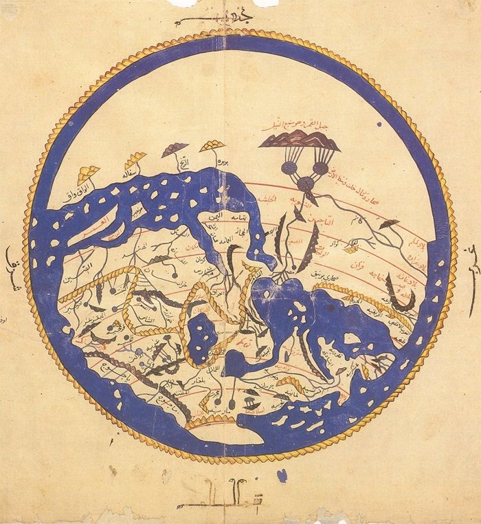 Peta Dunia Al Idrisi.