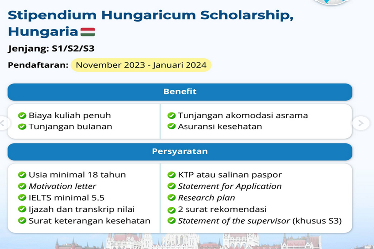 5 BEASISWA Ke Eropa Buka Pendaftaran November 2023 Sampai Januari 2024 ...