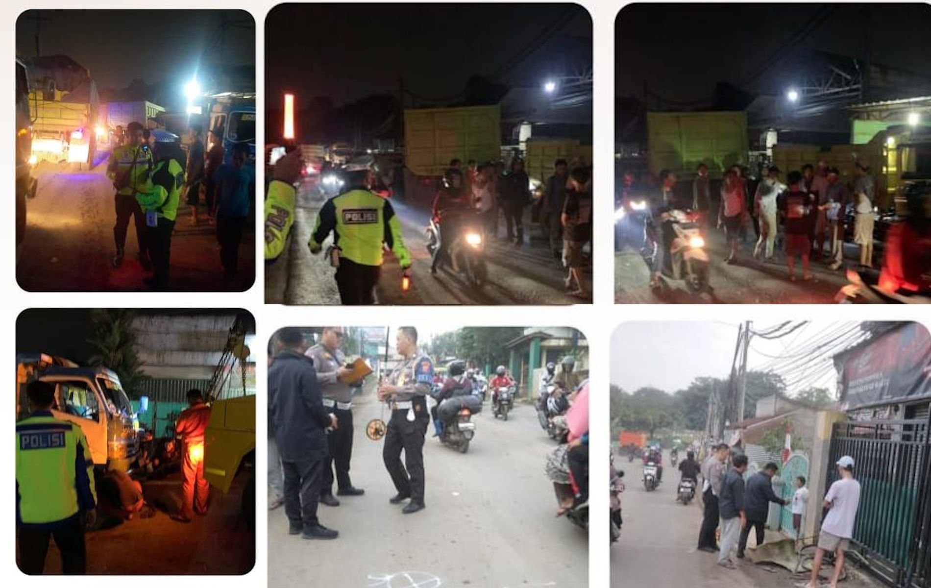 Kecelakaan truk terjadi di Jalan Raya Parung Panjang, Kabupaten Bogor, Selasa, 14 November 2023. Sopir bernama Acep Mulyana (27) tewas di tempat.