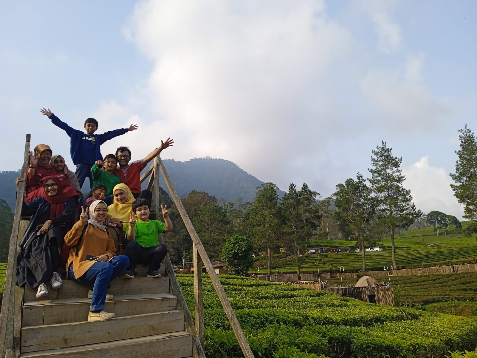 Destinasi liburan akhir tahun di Bandung, Nuansa Riung Gunung di Pangalengan./ Feby Syarifah - GalamediaNews