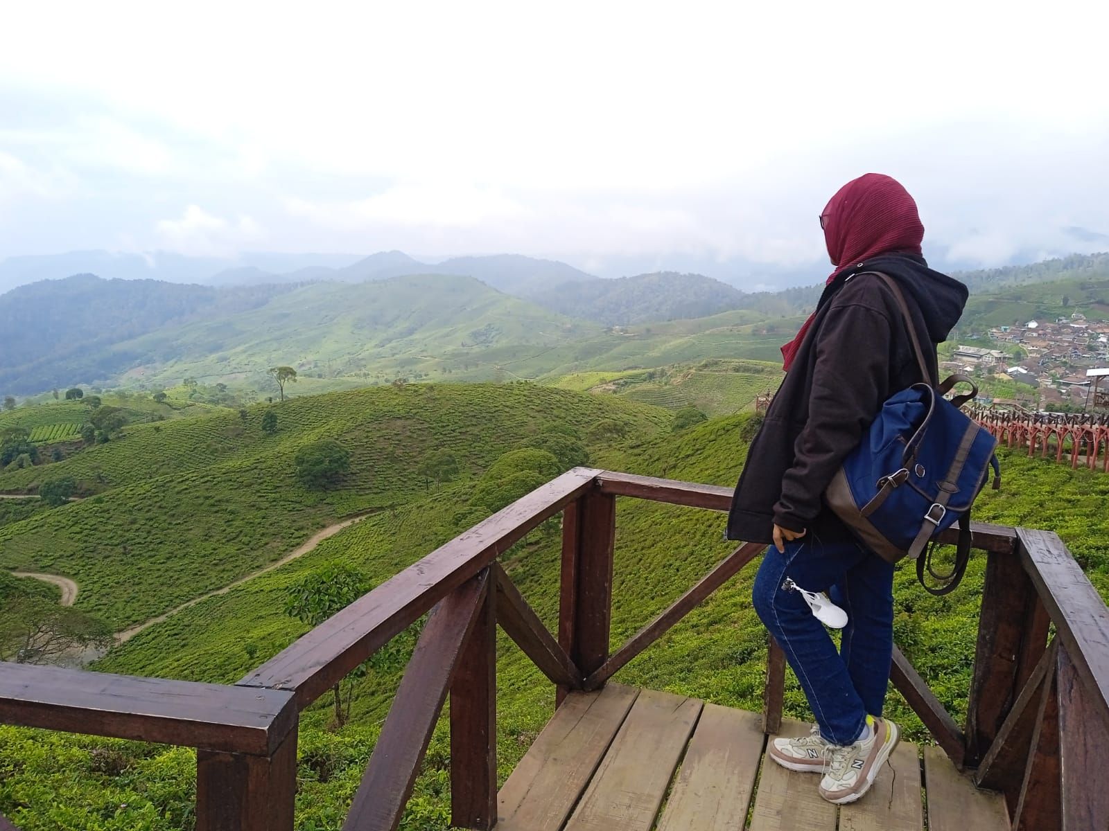 Tempat wisata Taman Langit Pangalengan Bandung.