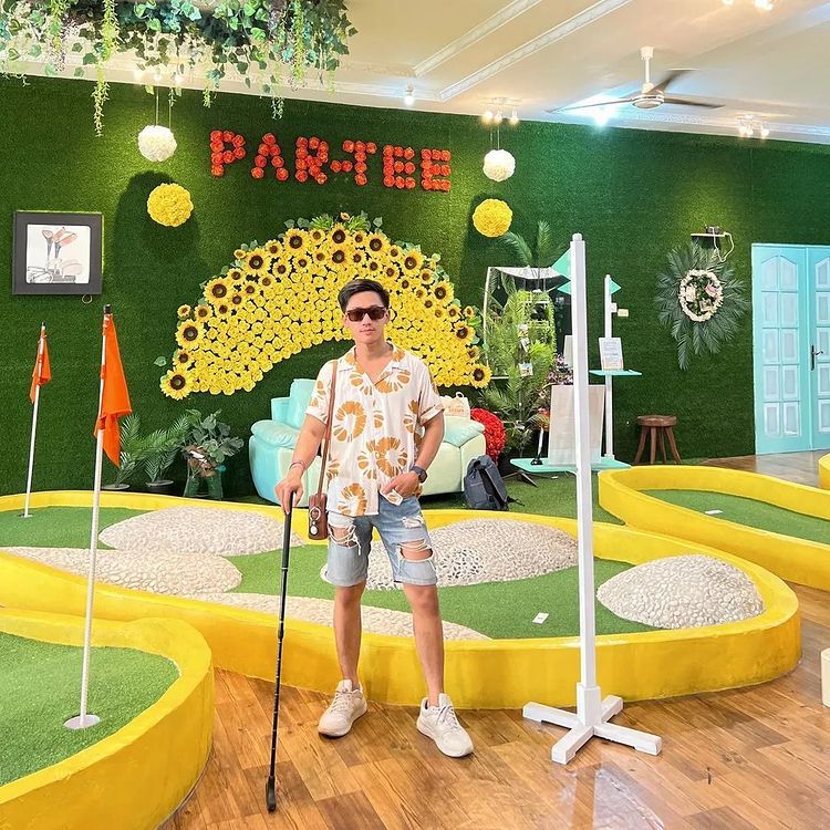 Spring Room in HOLEO Golf & Museum/Instagram/@holeomuseum