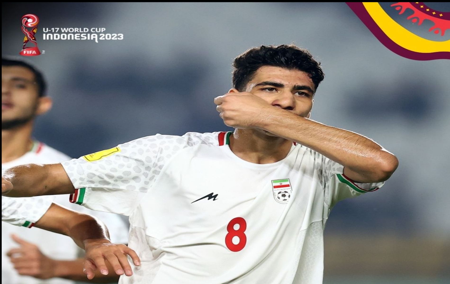 Iran U-17 pesta gol saat bertemu Kaledonia Baru dalam laga Grup C Piala Dunia U-17 2023 di  di Stadion Si Jalak Harupat, Kabupaten Bandung, pada Jumat, 17 November 2023 malam WIB.